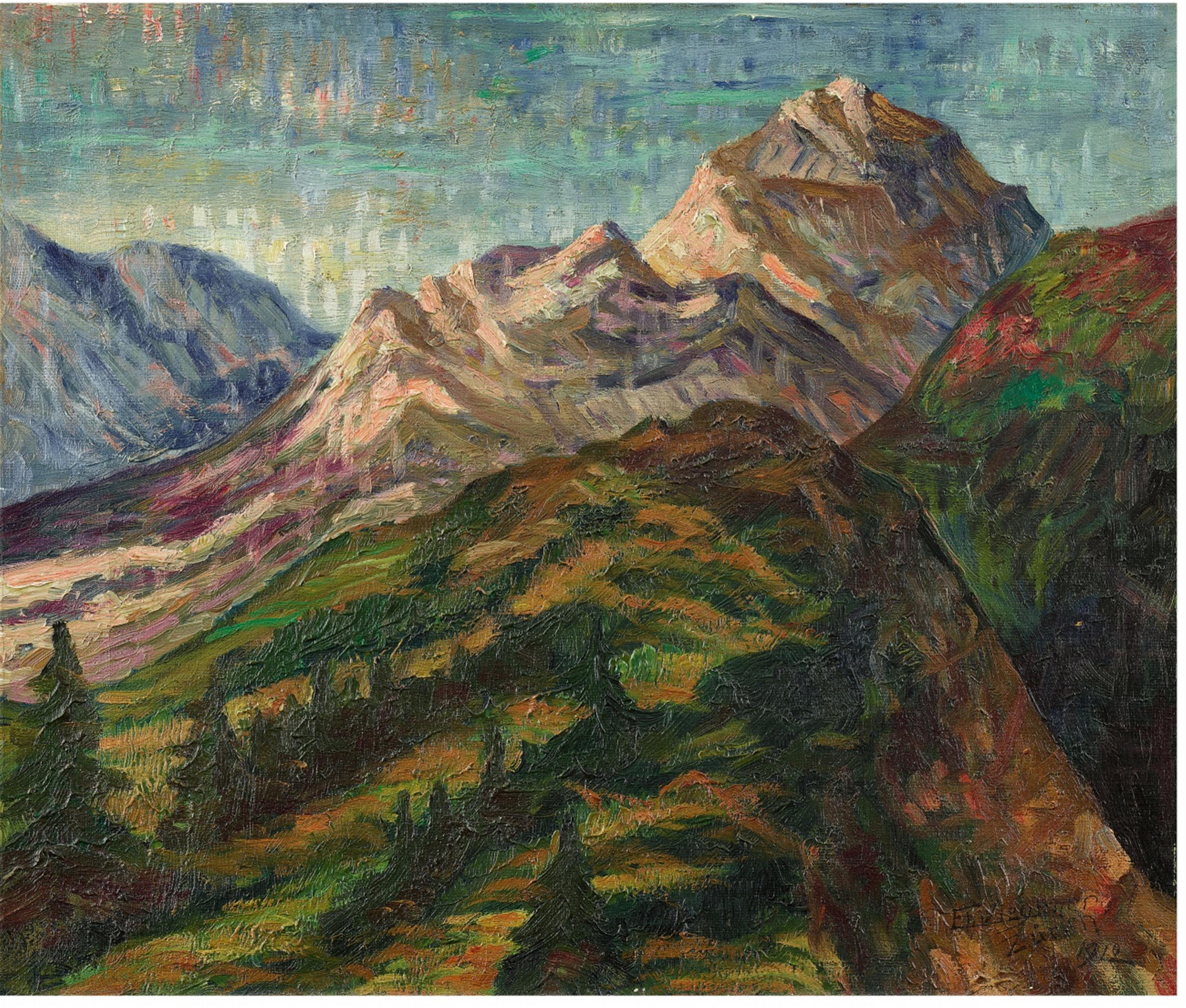 Eberhard Viegener - Berglandschaft im Kanton Uri