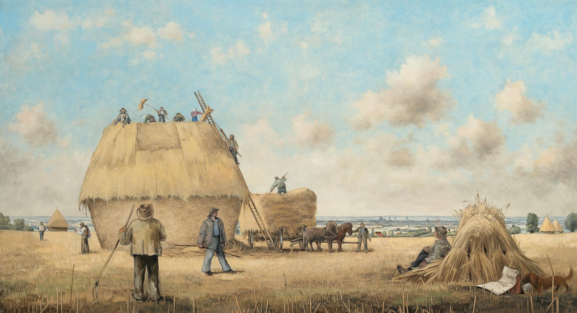 Eberhard Viegener - „Errichtung der Korndieme“