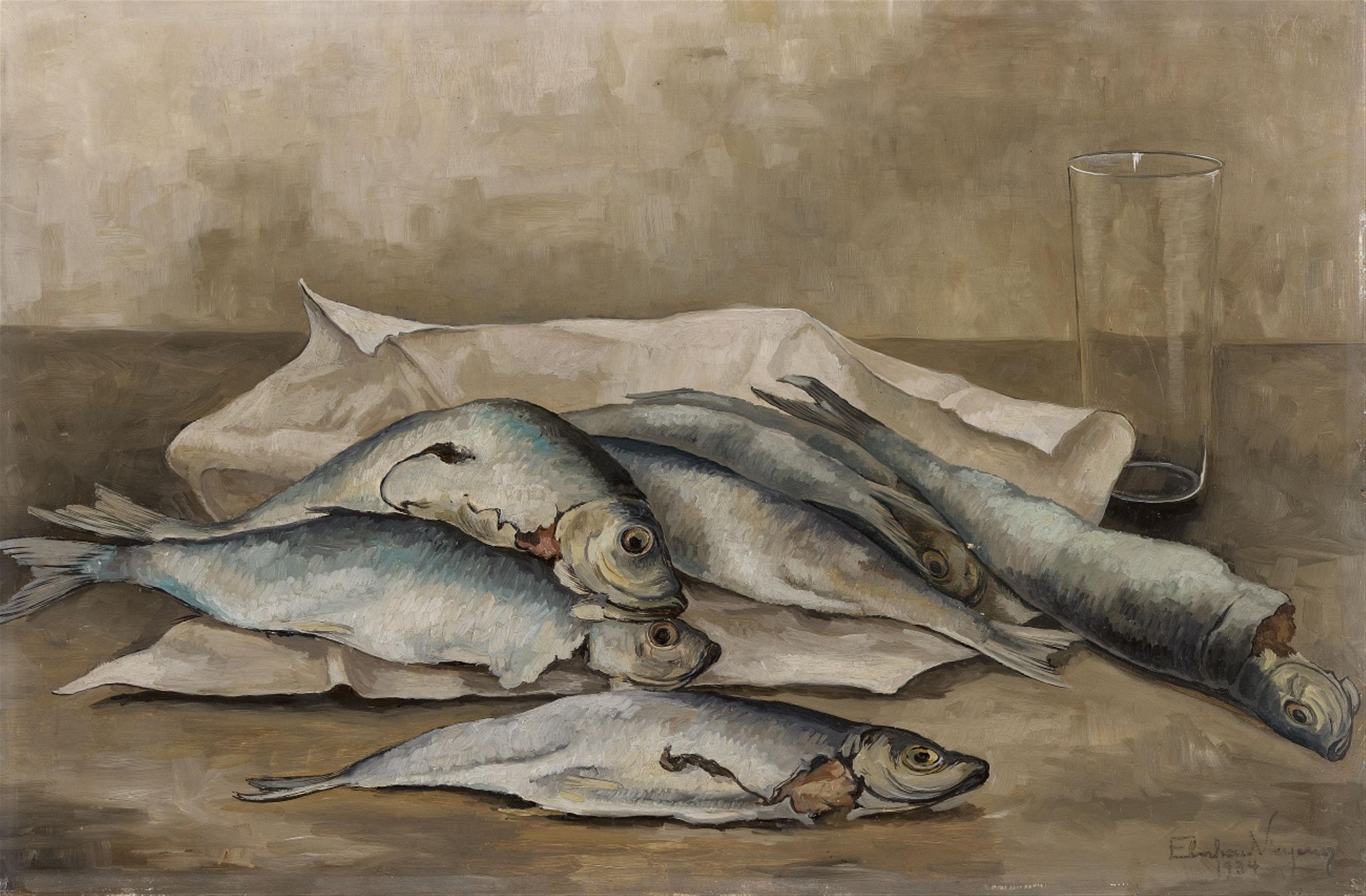 Eberhard Viegener - Hering-Stilleben