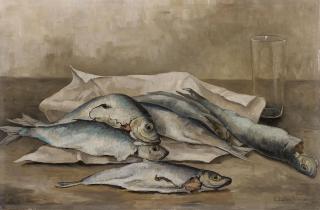 Eberhard Viegener - Hering-Stilleben