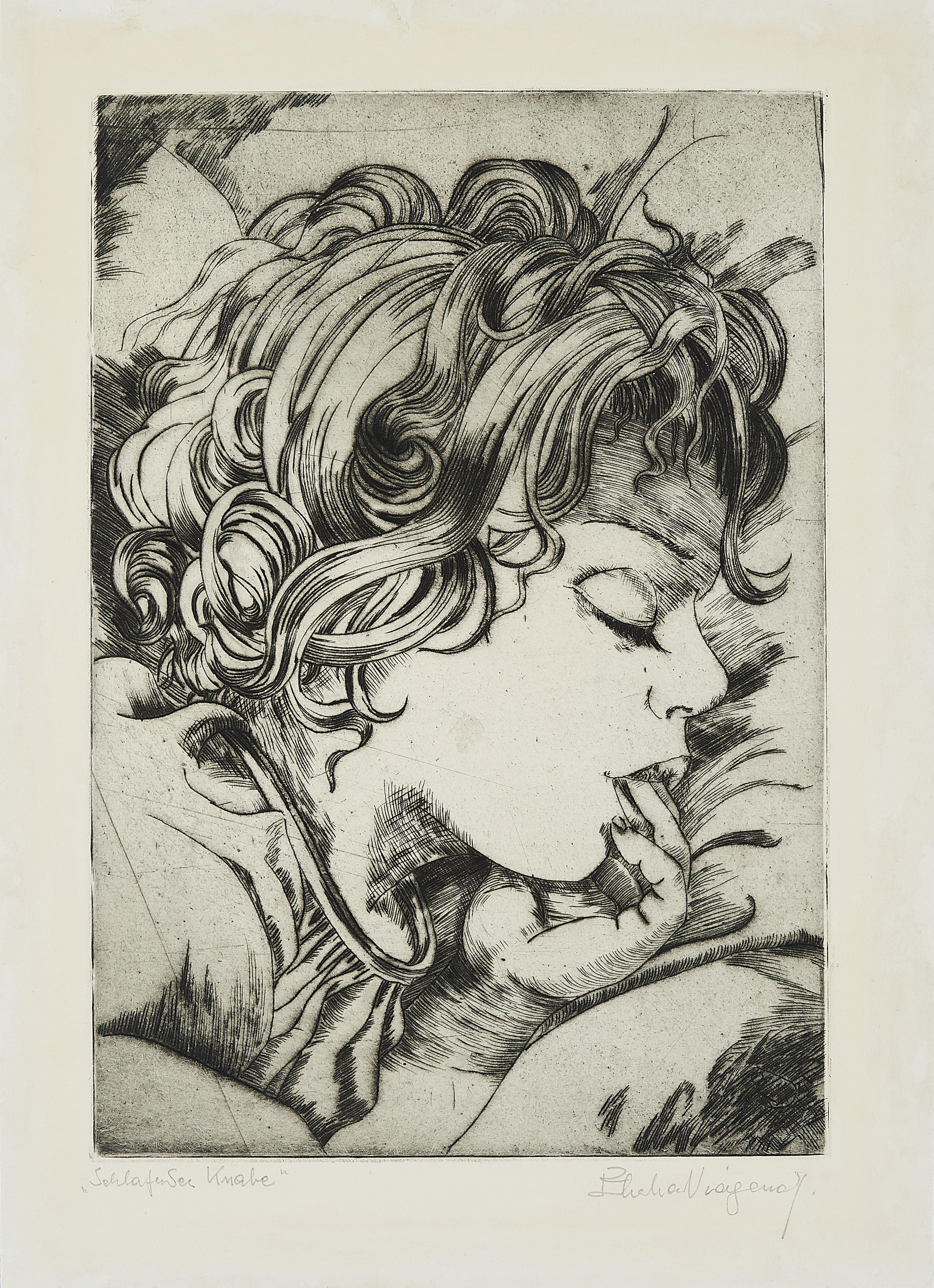 Eberhard Viegener - Schlafender Knabe (Florian Viegener).