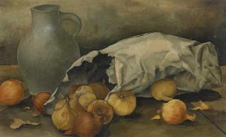Eberhard Viegener - Stillleben mit Zwiebeln