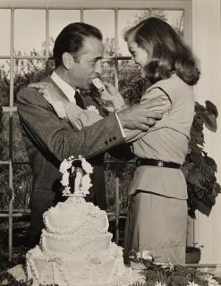 Ed Clark - Humphrey Bogart and Lauren Bacall at their Wedding