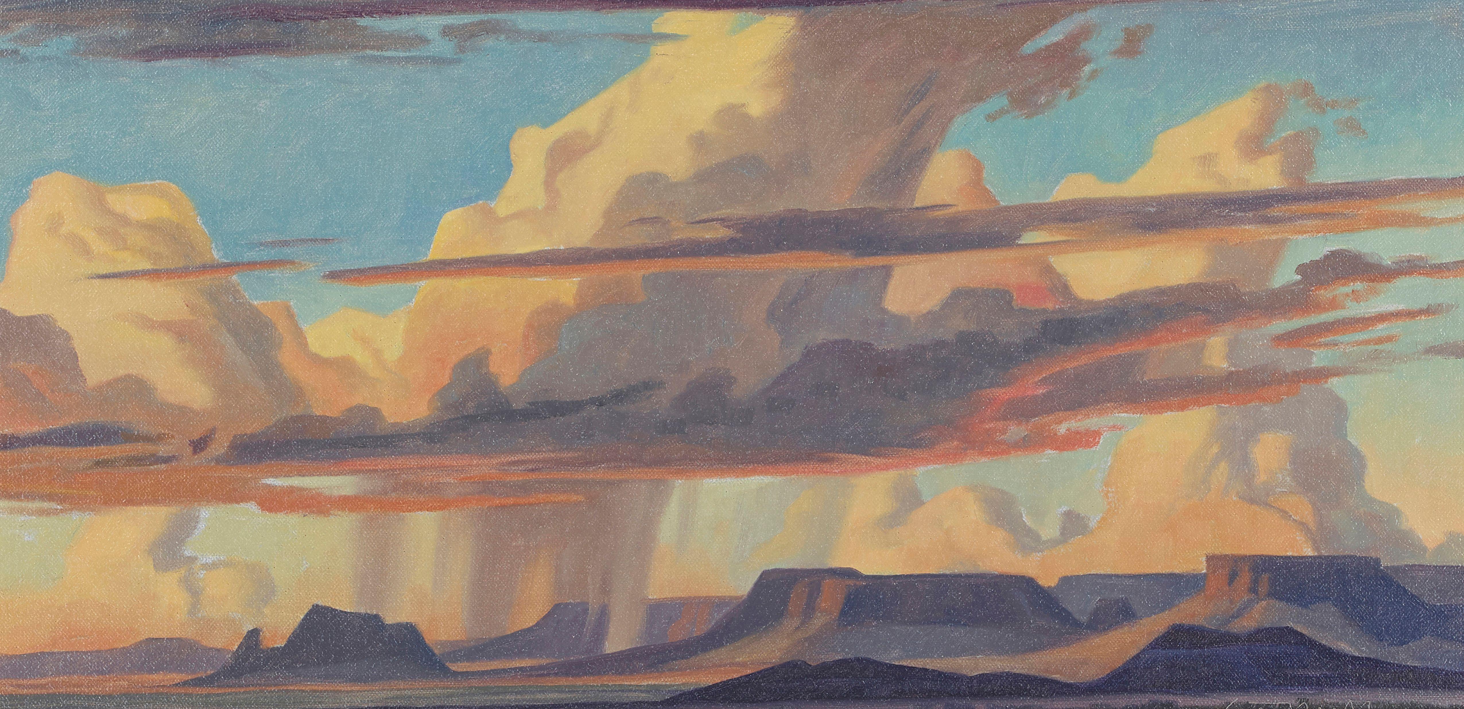 Ed Mell - Rain Among the Mesas
