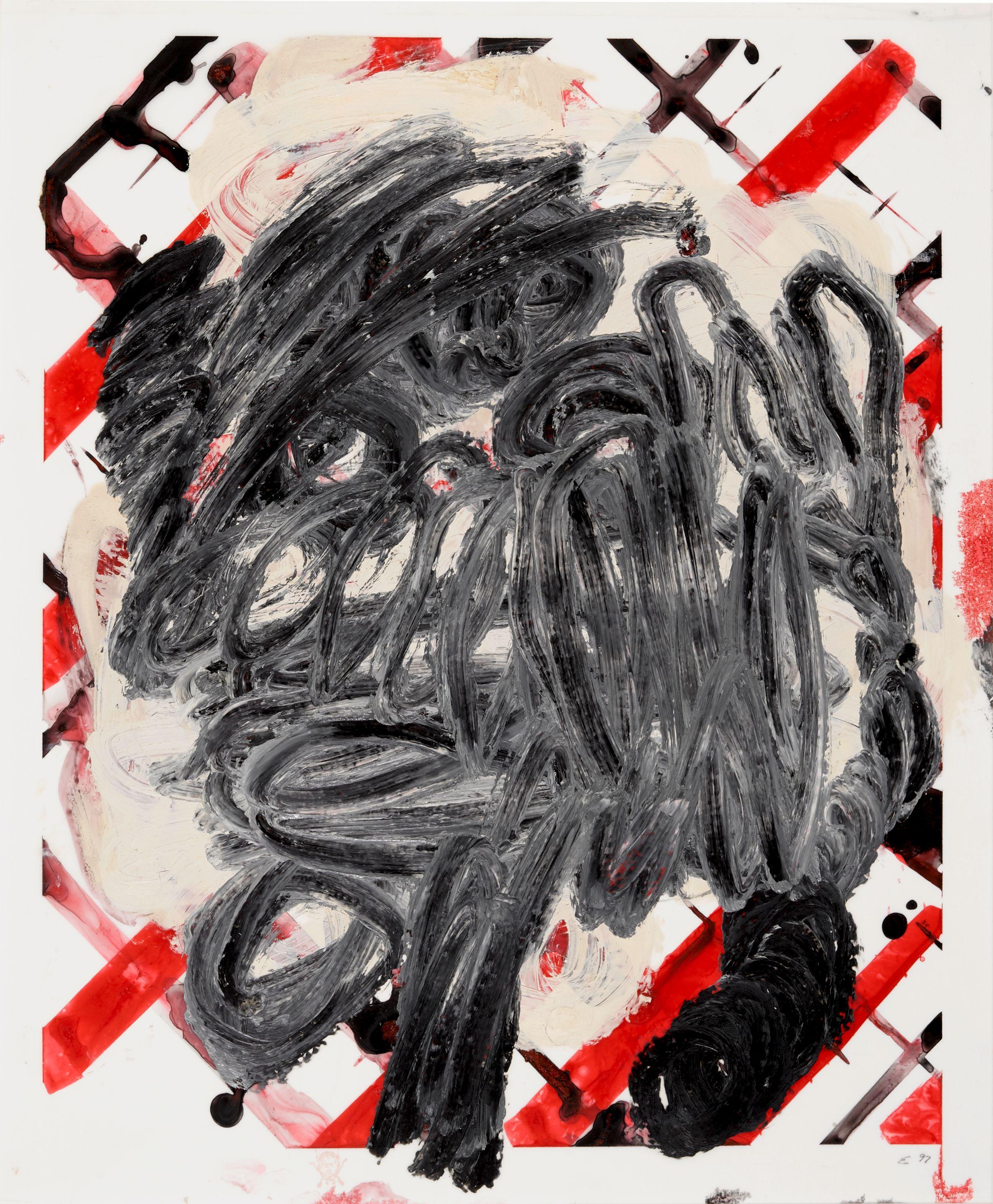 Ed Moses - Mooder The Portrait #10, 1997