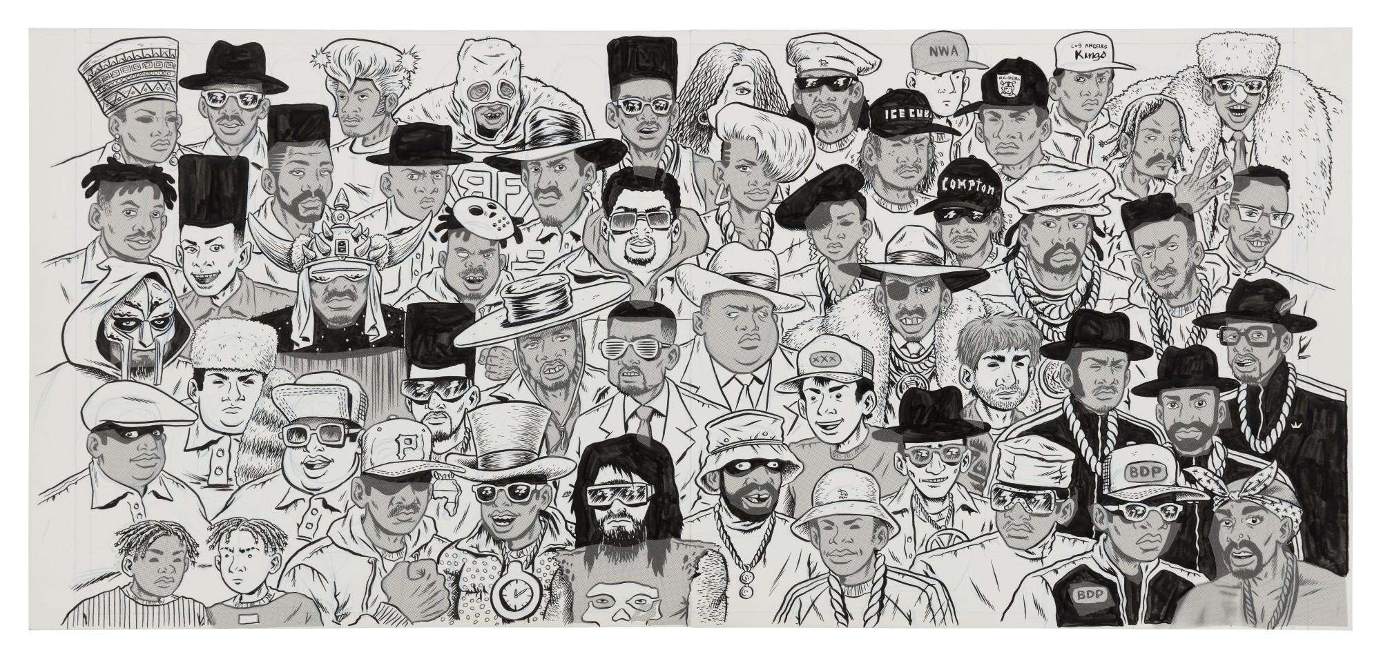 Ed Piskor - Original Slipcase Art For Volumes 3 & 4 Of \