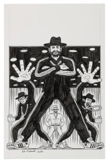 Ed Piskor - Run-Dmc. Original Cover Art From Volume 3 Of \