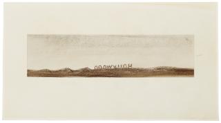 Ed Ruscha - Back of Hollywood
