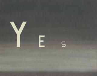 Ed Ruscha - Black Yes