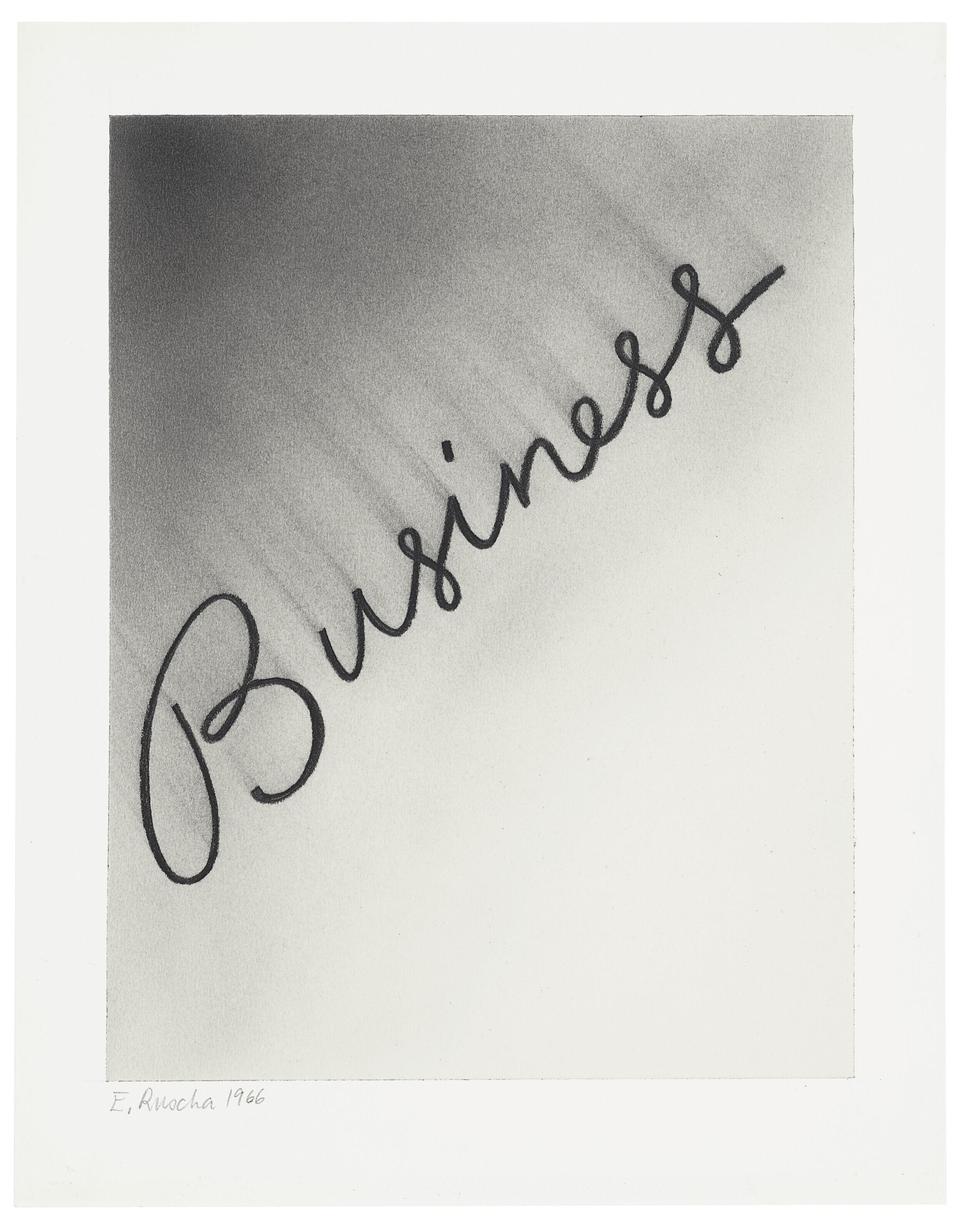 Ed Ruscha - Business
