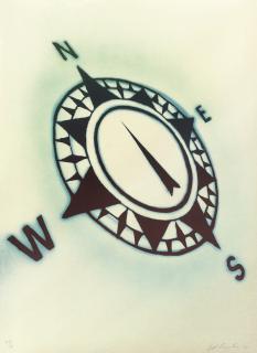 Ed Ruscha - Compass (E. 199)