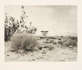 Ed Ruscha - Desert Gravure