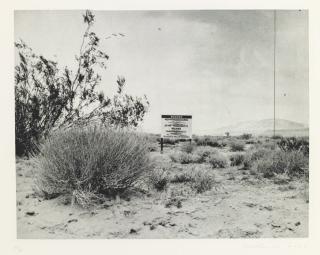 Ed Ruscha - Desert Gravure