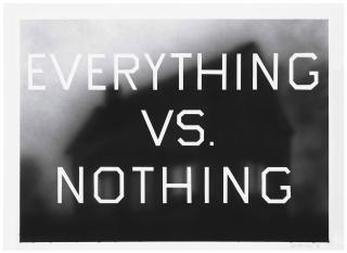 Ed Ruscha - Everything vs. Nothing