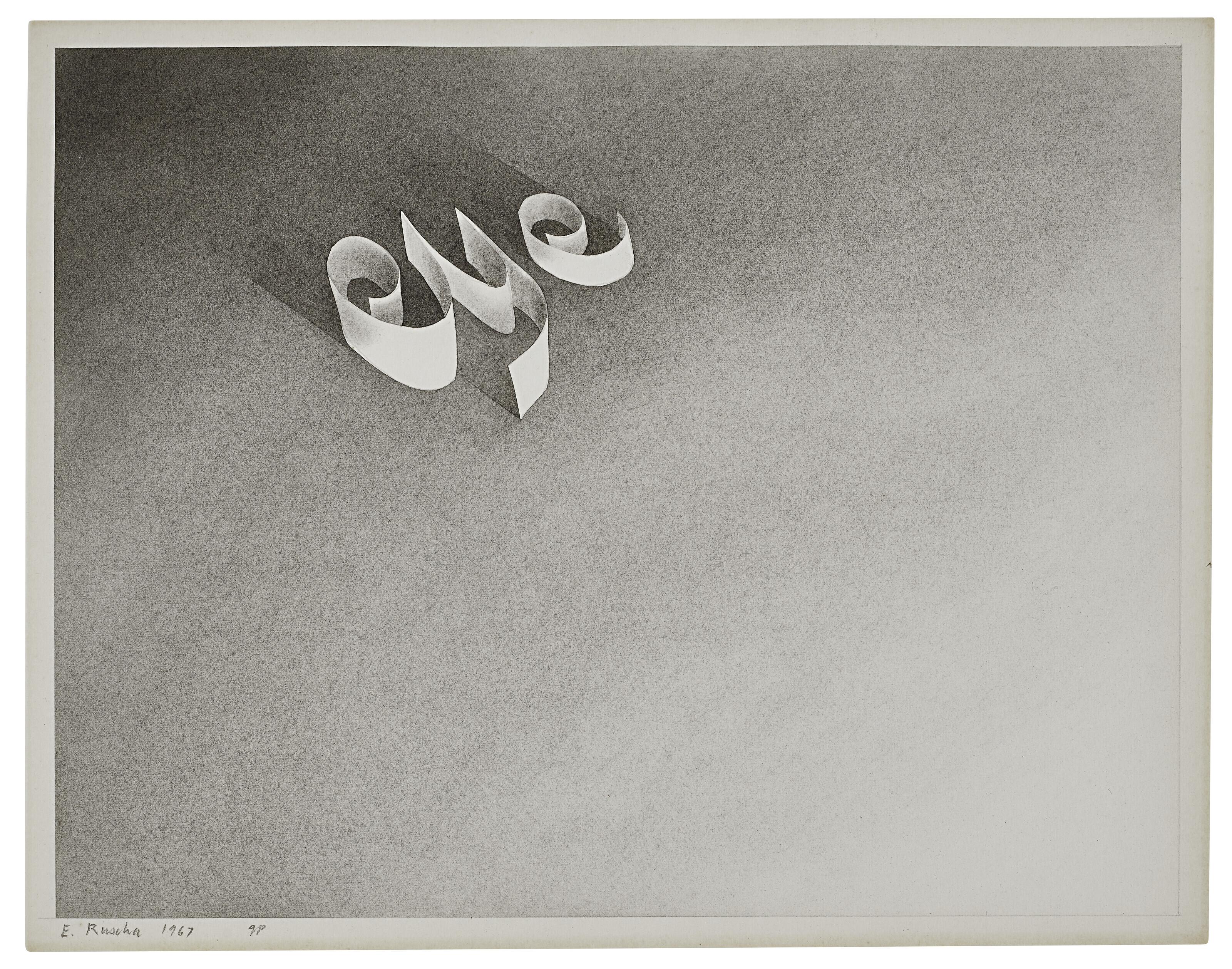 Ed Ruscha - Eye #3