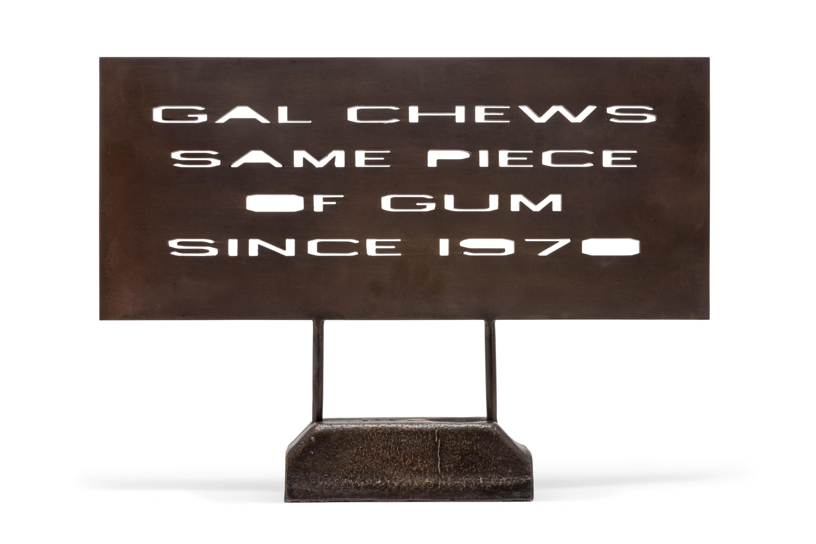 Ed Ruscha - Gal Chews Gum