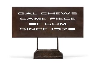 Ed Ruscha - Gal Chews Gum