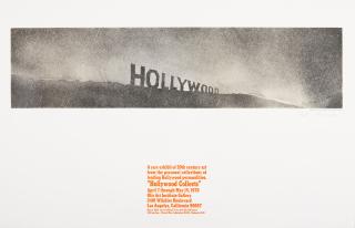 Ed Ruscha - Hollywood In The Rain, From Hollywood Collects