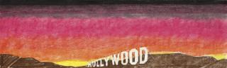 Ed Ruscha - Hollywood Study #4