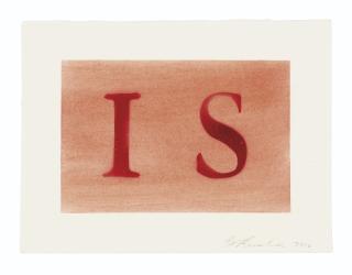 Ed Ruscha - IS (#2)