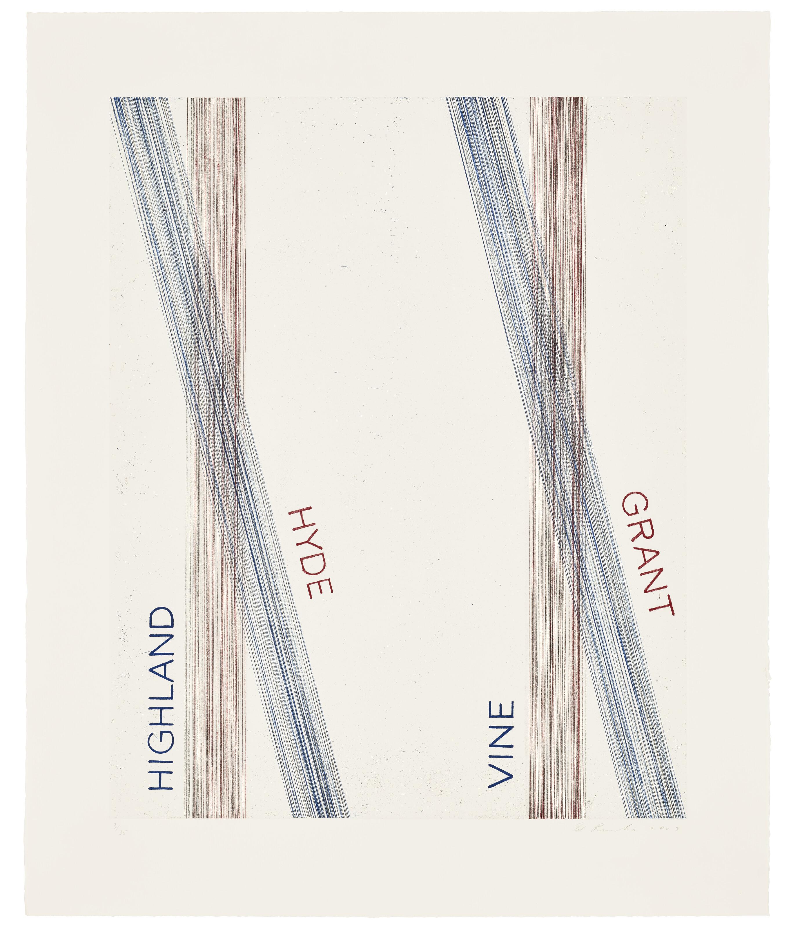 Ed Ruscha - L.A.S.F. #2