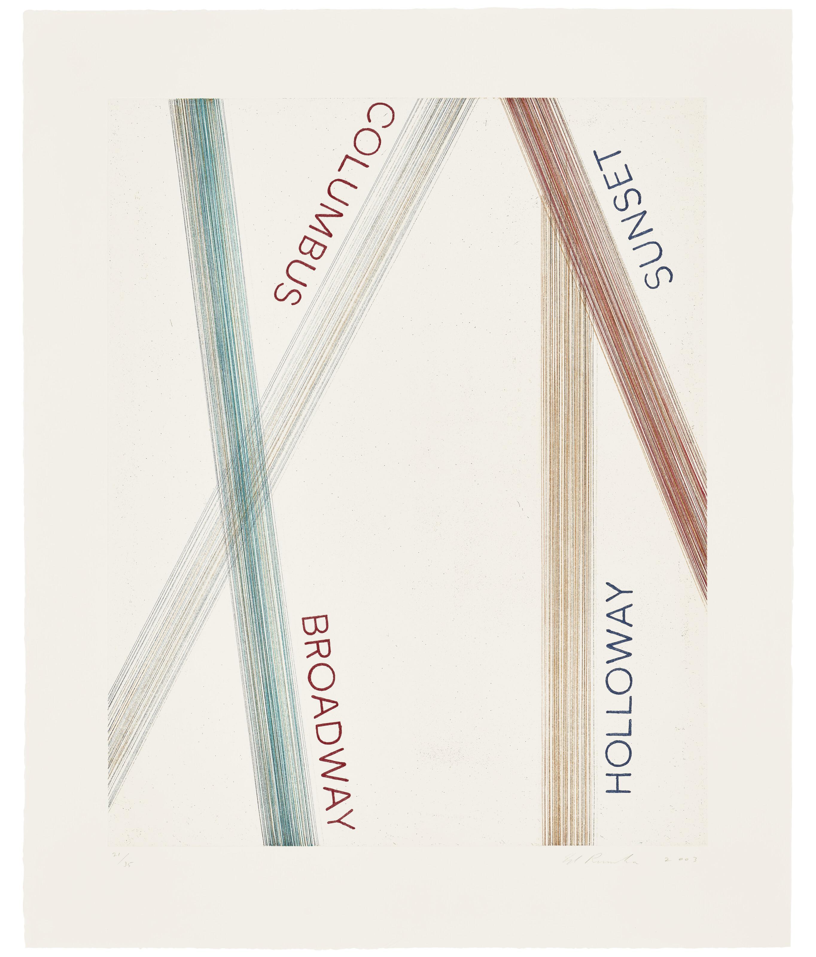Ed Ruscha - L.A.S.F. #3