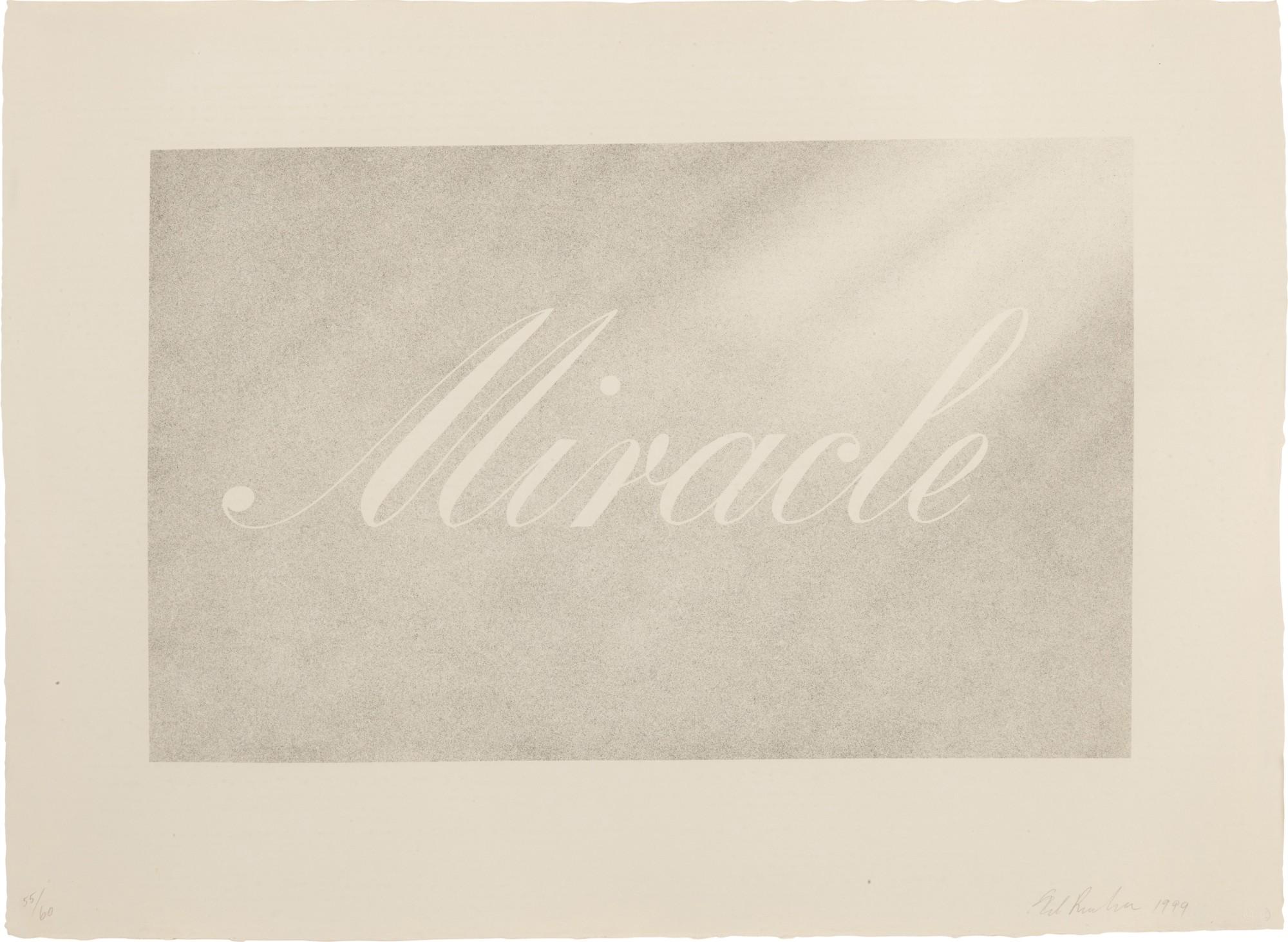 Ed Ruscha - Miracle