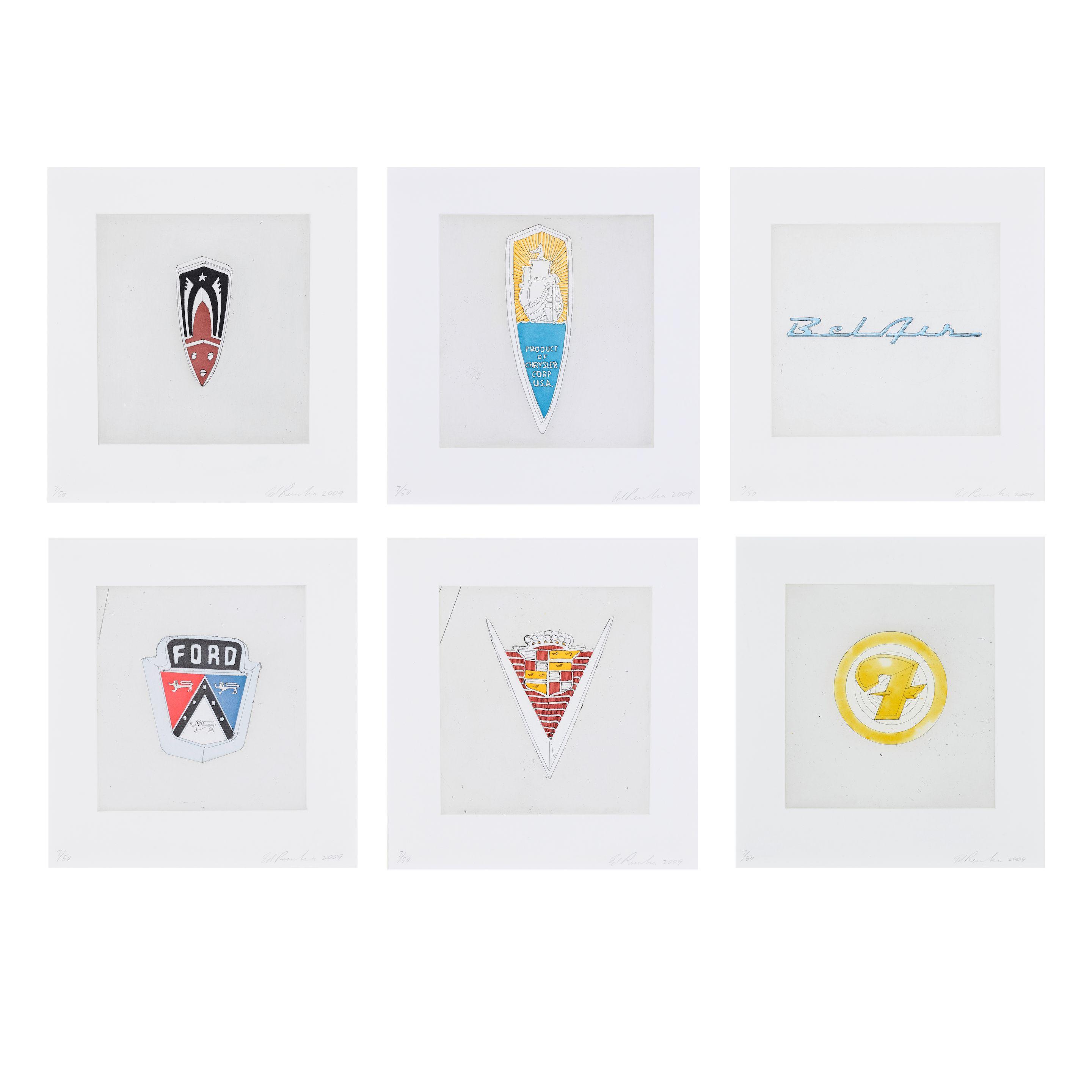 Ed Ruscha - Motor City Series 6