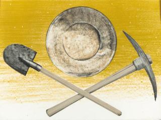 Ed Ruscha - Pick, Pan, Shovel (E. 107)