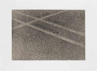Ed Ruscha - Pico, Flower, Figueroa, from The MoCA Portfolio