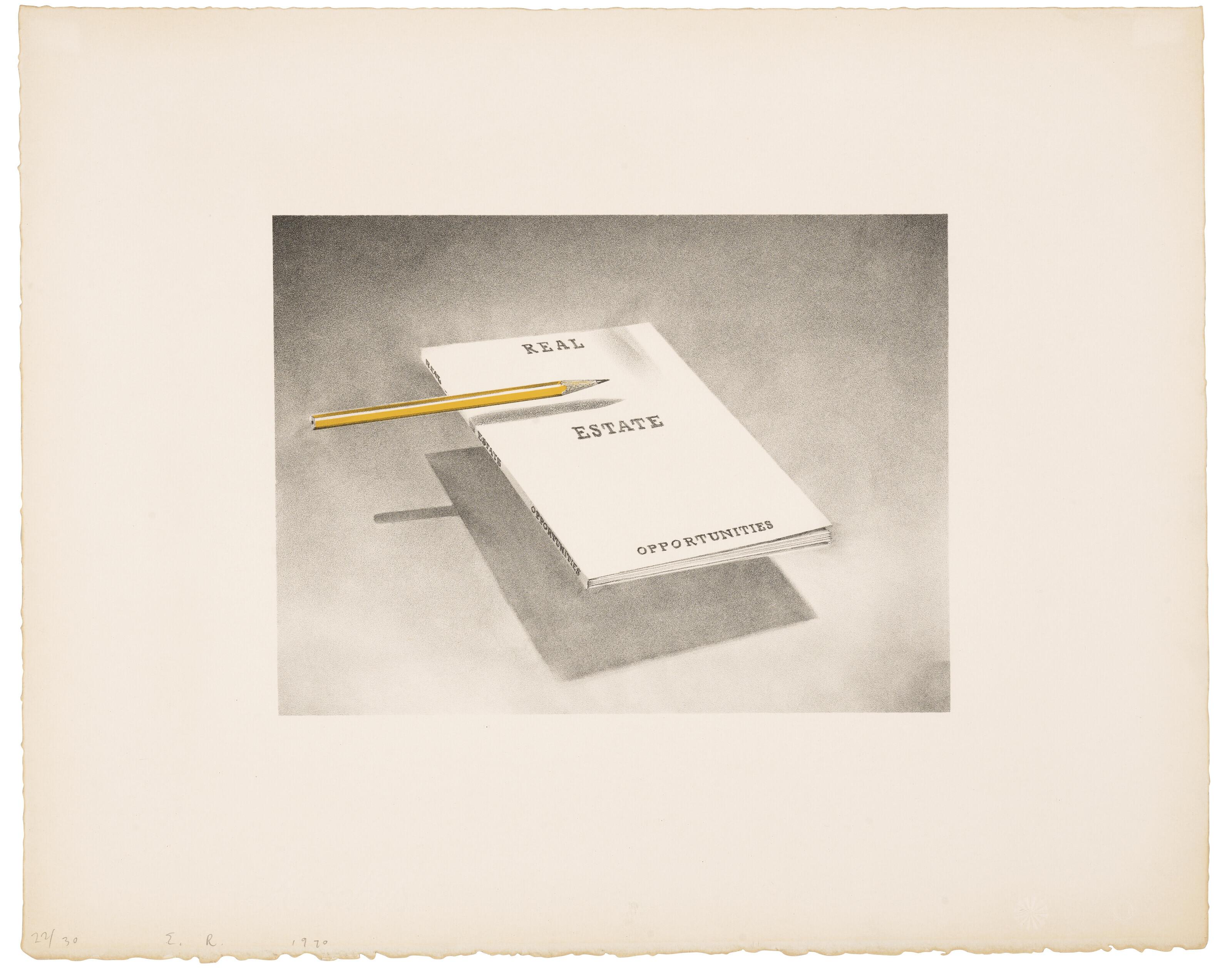 Ed Ruscha - Real Estate Opportunities, From Book Covers
