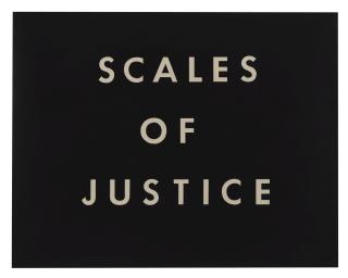 Ed Ruscha - Scales Of Justice