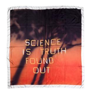 Ed Ruscha - Science Is Truth Found Out (Red Scarf)