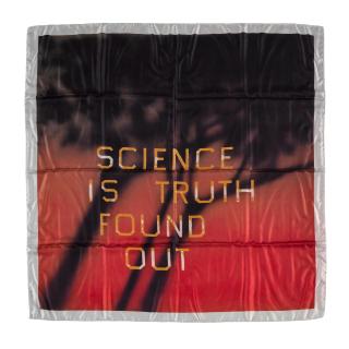 Ed Ruscha - Science Is Truth Found Out (Red Scarf)