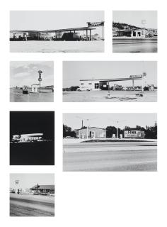 Ed Ruscha - Selected works (from \'Twenty-six Gasoline Stations\'), 1962