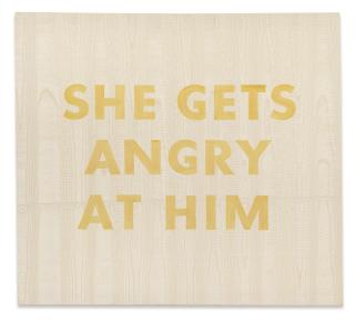 Ed Ruscha - She Gets Angry At Him