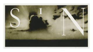 Ed Ruscha - Sin-Without