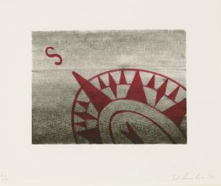 Ed Ruscha - South (E. 209)