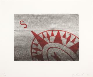 Ed Ruscha - South, from \'Etc.; If; South; Question & Answer\'