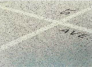 Ed Ruscha - Street Meets Avenue, From Metro Plots