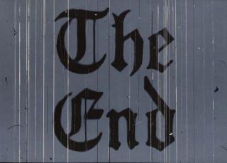 Ed Ruscha - The End (E. 206)