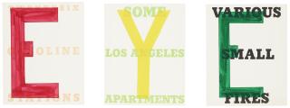 Ed Ruscha - Three works
