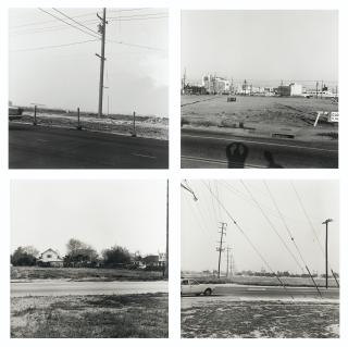 Ed Ruscha - Vacant Lots, 19704 Silver Prints, Printed 2003, Flush-Mounted To Card. On The Reverse, Signed, Dated And Numbered 13/35 In Pencil And With A Patrick Painter Editions, Hong Kong/ Vancouver Label. Mounted And Framed.