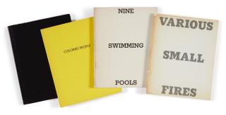 Ed Ruscha - Various Small Fires; Nine Swimming Pools; A Few Palm Trees; And Colored People (Engberg B2, B8, B13, B16)