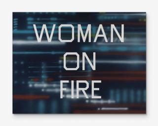 Ed Ruscha - Woman on Fire