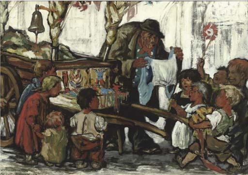 Ed Wingen - Children and a rag-dealer