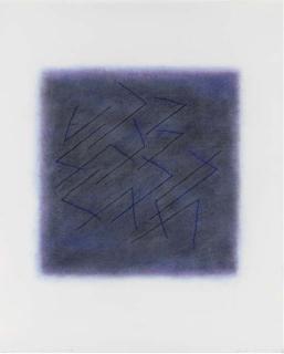 Edda Renouf - Air Drawing #1; Wing drawing, 1980