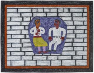 Eddie Arning - Untitled