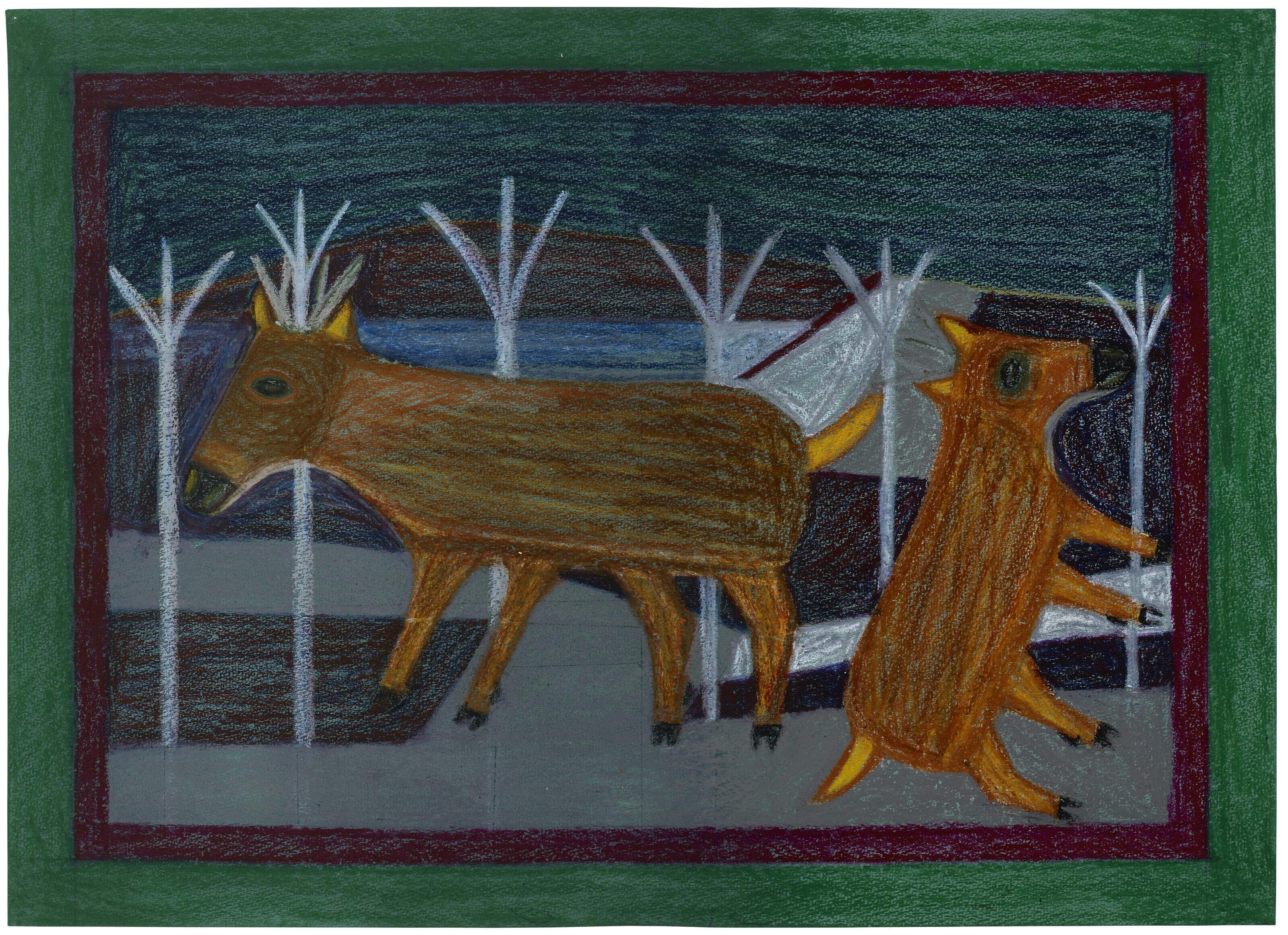 Eddie Arning - Untitled