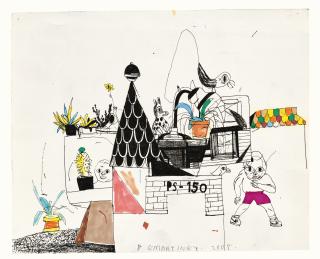 Eddie Martinez - Untitled (Executed In 2005)